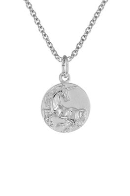 trendor Schmuck Kinder-Halskette mit Einhorn-Anhänger Silber 925 75949