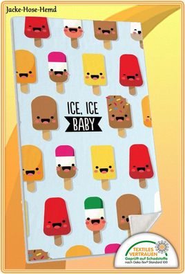 Badetuch - ICE, ICE Baby Eis an Stiel
