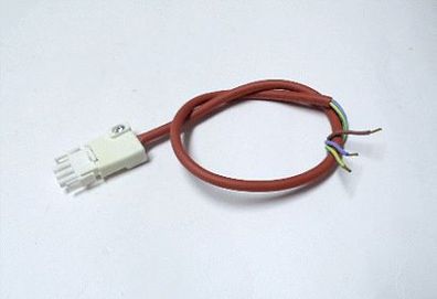 AMP Anschluss Stecker 3-polig Silikon Kabel 50cm mit Zugentlastung