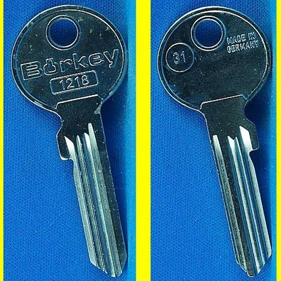 Schlüsselrohling Börkey 1218 Profil 31 für verschiedene Abus Profilzylinder