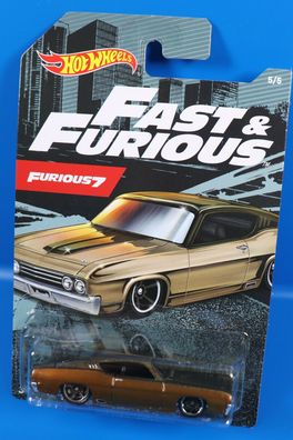 Mattel Hot Wheels Fast & Furious `69 Ford Torino Talladega 5/5