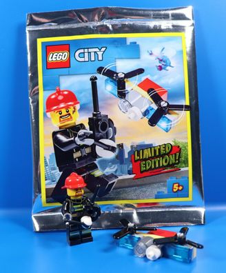 LEGO® City Limited Edition 952002 Feuerwehrmann Figur Bobby Brenner mit Drohne