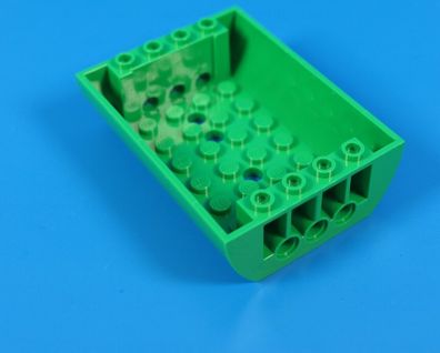 LEGO Nr.-4195059 Tank Bottom 8X6X2 Eisenbahn Dach Unterteil grün / 1 Stück