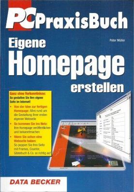 Peter Müller: Eigene Homepage erstellen (mit CD) (2000) Data Becker