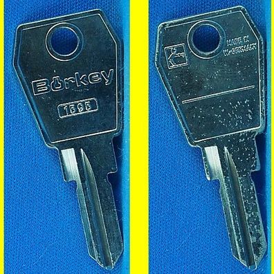 Schlüsselrohling Börkey 1595 für Eurolocks, L + F Möbelzylinder, Stahlschränke