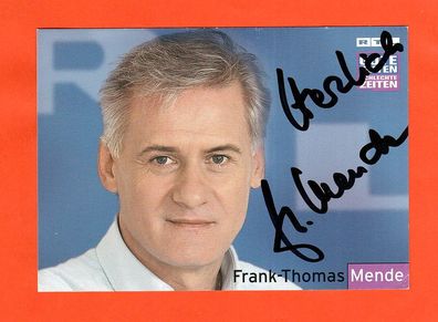 Frank-Thomas Mende ( GZSZ ) - persönlich signiert