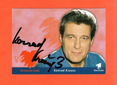 Konrad Krauss (Verbotene Liebe) - persönlich signiert