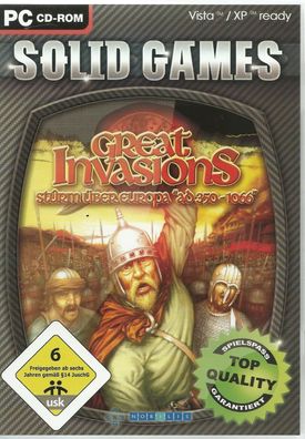 Solid Games - Great Invasions (PC, 2008) sehr guter Zustand, ohne Anleitung
