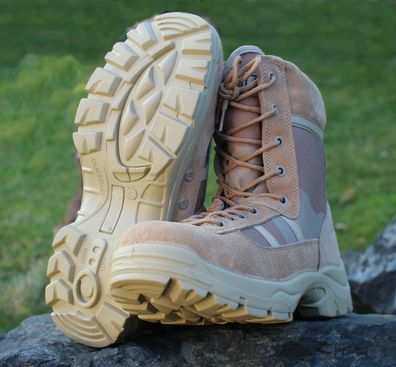 BW Einsatzstiefel Boots Schuhe Stiefel Tropentarn Desert Camo Kampfstiefel 44
