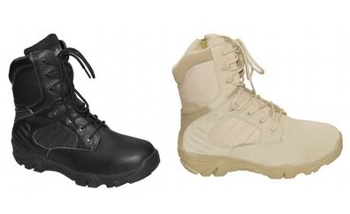Army Kampfstiefel Delta Force Boots Stiefel mit BW Reißverschluß Springerstiefel