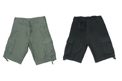 Army Bermuda Vintage-Shorts aus robustem Moleskingewebe kurze Hose S M L XL XXL