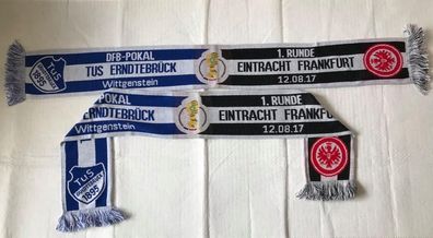 DFB-Pokal-Schal TUS Erndtebrück - Eintracht Frankfurt (Gr. 14 x 148 cm)