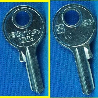 Schlüsselrohling Börkey 1691 1/2 für Abus Vorhängeschlösser 84/25 Inox