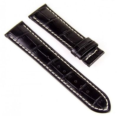 Jaguar Ersatzband Uhrenarmband Leder schwarz 22mm J619/3 J619/