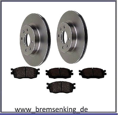 Bremssscheiben 256mm Bremsen + Beläge vorne Vorderachse Hyundai i20 PB