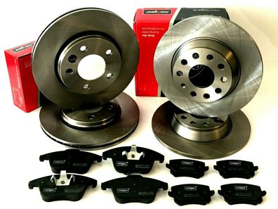 Bremsen Set vorne hinten 1LT AUDI A6 2.5 TDI quattro 4B C5 Bremsscheiben Beläge