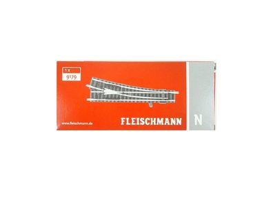 Fleischmann N 9179, Weiche rechts, neu, OVP