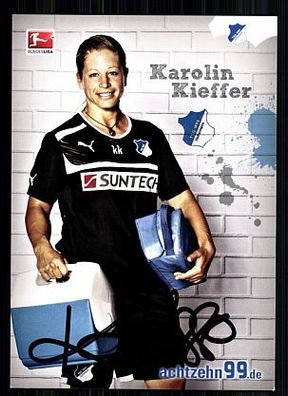 Karolin Kieffer TSG Hoffenheim 2012-13 Autogrammkarte + A 60275