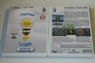 Games For Wii - Logik von PC auf Wii spielen 20 Spiele (NEUWARE) New