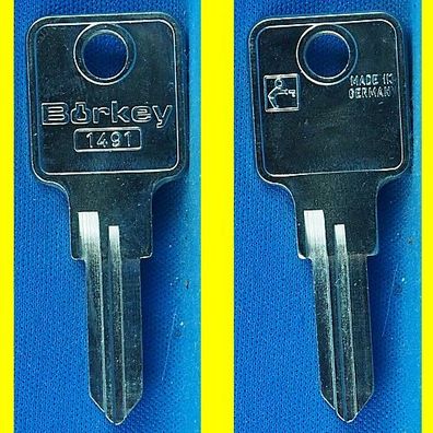 Schlüsselrohling Börkey 1491 für Huwil, Strafor, Ceka, Inim, JD, Würth ...