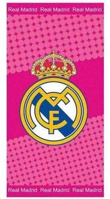 Real Madrid Badetuch Strandtuch XXL Duschtuch Saunatuch Handtuch Pink Rosa
