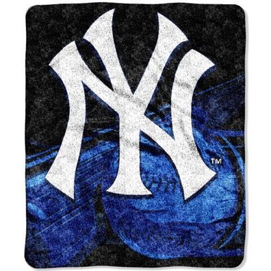 Yankees Decke Kuschel MBL Picknickdecke Super Soft Baseball New York 127 x 152
