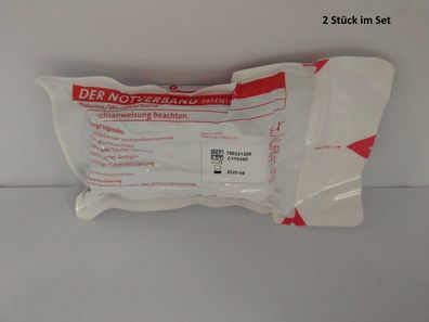 2 Stück Emergency Bandage Der Notverband Israeli Bandage - 10 cm x 4,5m Original