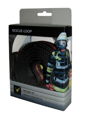 Rescue Loop Bandschlinge Rettungsschlinge 120 cm Black Tape Sling Feuerwehrsling