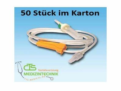 Infusionssystem Infusionsbesteck 50er Pack Infusion Infusion Leitung Sparpack 50
