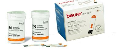 Beurer GL44 / 50 evo Blutzucker-Teststreifen Diabetes Messstreifen Teststreifen