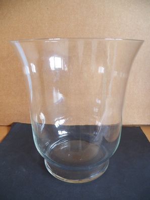 Kerzenhalter Windlicht Dekoglas Vase verjüngter Fuß / ca. 22,5 cm hoch