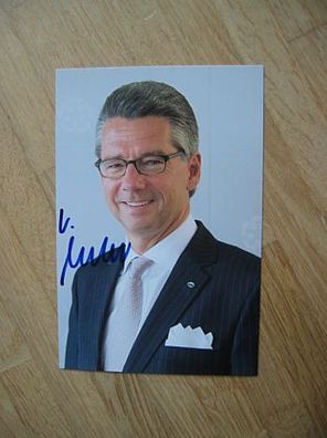 Präsident des BDI Ulrich Grillo - handsigniertes Autogramm!!!