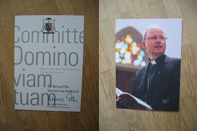 Bischof von Feldkirch Dr. Benno Elbs - Autogramm!!!