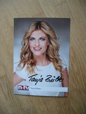 n-tv Fernsehmoderatorin Tanja Bülter - handsigniertes Autogramm!!!
