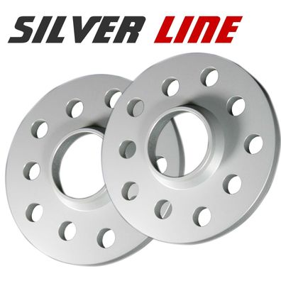 Spurverbreiterung Silver Line Silber Eloxiert 20mm Achse 10mm Seite LK 5x100 SES
