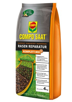 COMPO SAAT® Rasen-Reparatur Komplett Mix + , 4 kg