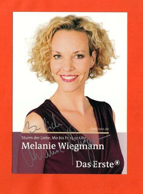 Melanie Wiegmann ( Sturm der Liebe ) - persönlich signiert