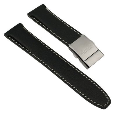 Citizen Ersatzband Leder schwarz 23mm mit Faltschließe 25849S