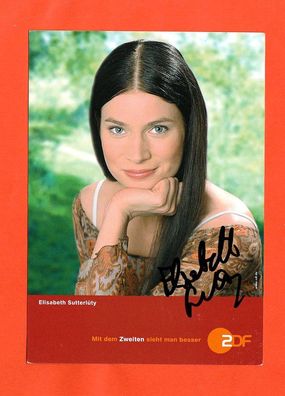 Elisabeth Sutterlüty( Bianca - Wege zum Glück ) - persönlich signierte Autogrammkarte