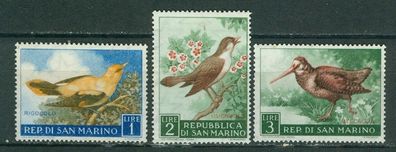 San Marino Mi 635 - 637 postfr Vögel mot3772