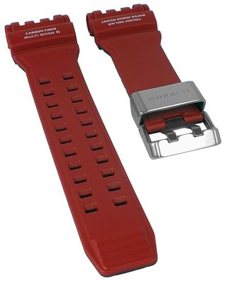 Casio G-Shock Uhrenarmband | Carbon / Resin rot | für GPW-1000RD-4AER