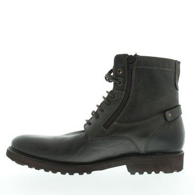 Olivier Sterelli Herrenschuhe Größe 43 Dunkel Braun Stiefel Glattleder BAZELT20-A-O