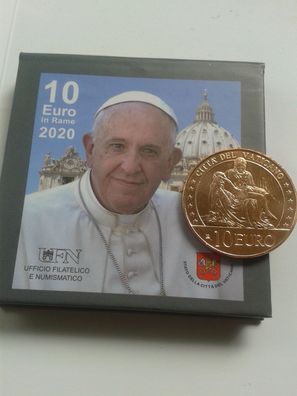 10 euro 2020 Vatikan Kunst und Glaube Michelangelo La Pieta Kupfermünze