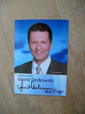 EinsExtra Fernsehmoderator Gerrit Derkowski - handsigniertes Autogramm!!!