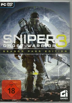Sniper: Ghost Warrior 3 - Season Pass Edition (PC, 2017, DVD-Box) mit Steam Code