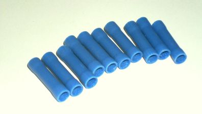 10 x Stoßverbinder (Quetschverbinder) blau 1,5-2,5 mm²