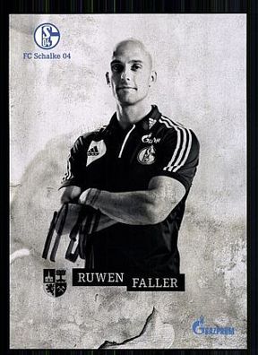 Ruwen Faller FC Schalke 04 2013-14 Autogrammkarte + A 60379