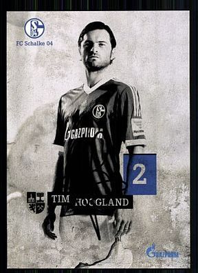 Tim Hoogland FC Schalke 04 2013-14 Autogrammkarte + A 60380