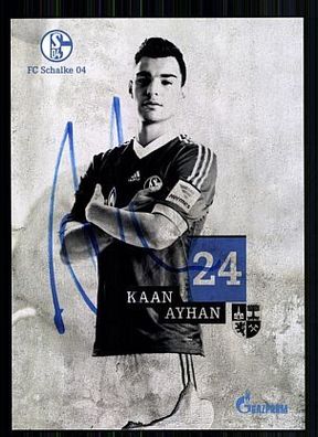 Kaan Ayhan FC Schalke 04 2013-14 Autogrammkarte + A 60386