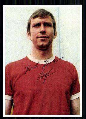 Karl-Heinz Vogt 1. FC Kaiserslautern 70er Jahre Autogrammkarte Original Signiert